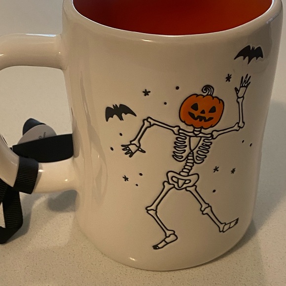 Rae Dunn Let’s Boo-gie double sided skeleton mug - Picture 2 of 3